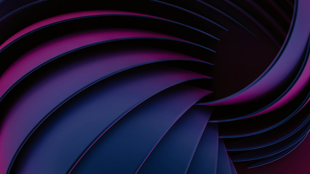 Purple blue abstract curves center free wallpaper for desktop - medium preview image