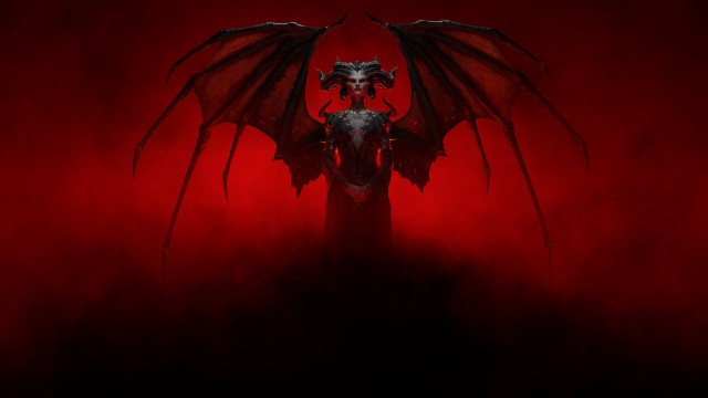 Demonic horns skull smoke fog free wallpaper for desktop - medium preview image