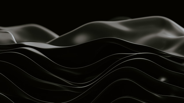 Wavy mountain range monochrome solo free wallpaper for desktop - medium preview image