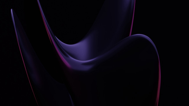 Purple abstract 3d curved black free wallpaper for desktop - medium preview image