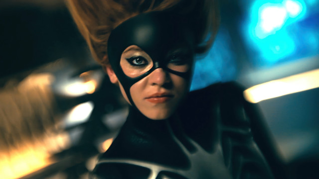 Woman cat suit serious mask free wallpaper for desktop - medium preview image