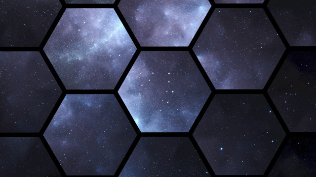 Stars glass pattern space astronaut free wallpaper for desktop - medium preview image