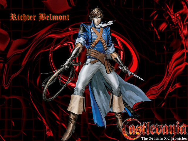 Man blue outfit holding sword free wallpaper for desktop - medium preview image