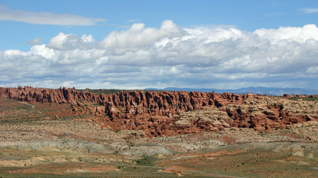 Desert rock formation sky clouds #2 free wallpaper for desktop - medium preview image