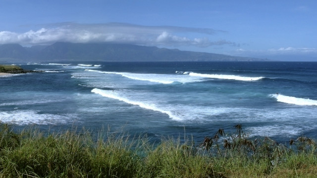 Mountain lake ocean beach sky free wallpaper for desktop - medium preview image
