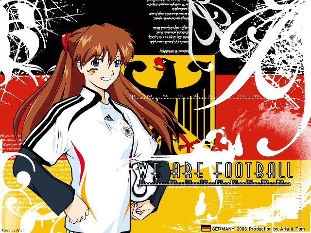 Girl uniform tennisracket germanflag coatarms free wallpaper for desktop - medium preview image