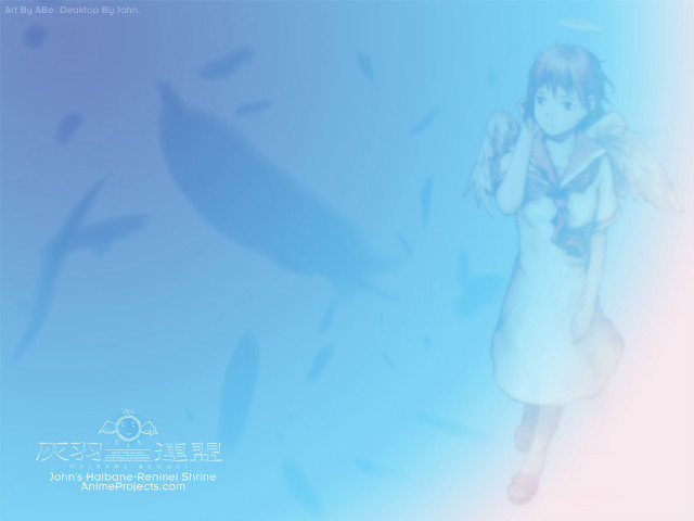 Girl blue dress water fish free wallpaper for desktop - medium preview image