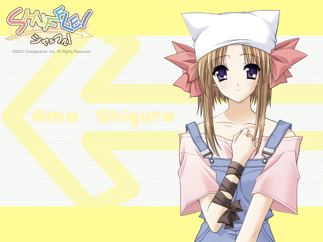 Anime girl sailor hat cat free wallpaper for desktop - medium preview image