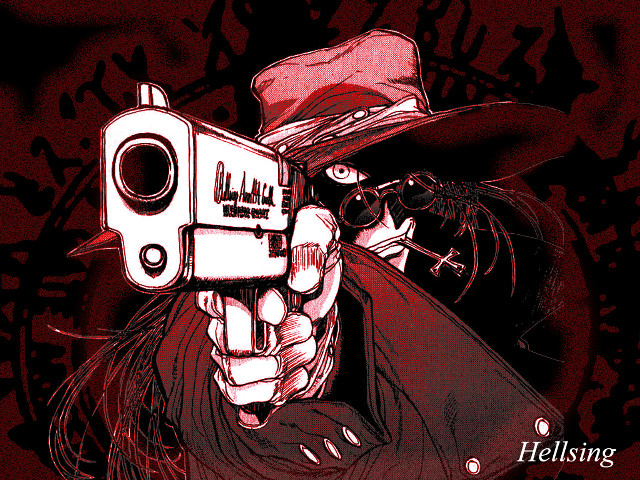 Man hat gun manga bloodborne free wallpaper for desktop - medium preview image
