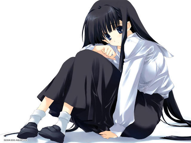 Woman sitting man standing kyoto free wallpaper for desktop - medium preview image