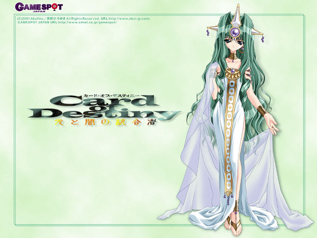 Woman white dress green hair #2 free wallpaper for desktop - medium preview image