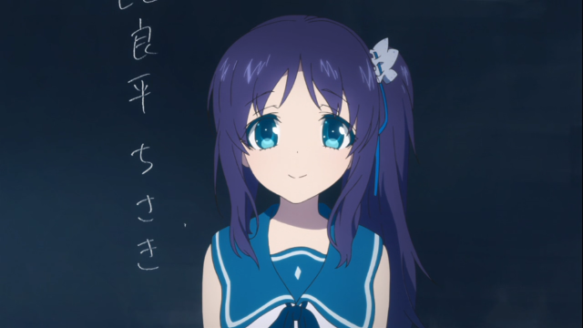 Girl blue eyes purple hair free wallpaper for desktop - medium preview image