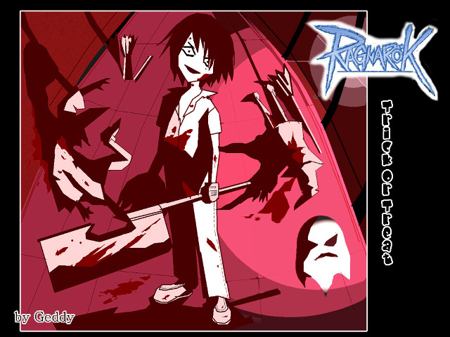 Cartoon knife blooded face alice free wallpaper for desktop - medium preview image