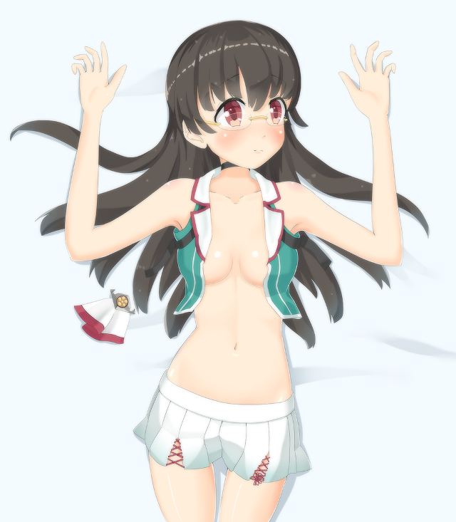 Cartoon girl green shirt long free wallpaper for tablet - medium preview image