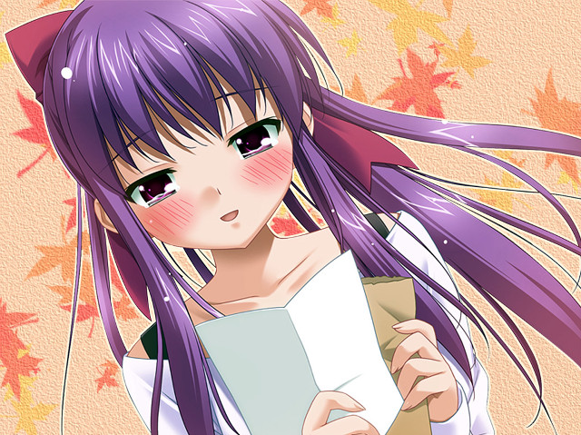 Purple hair girl coffee book free wallpaper for desktop - medium preview image