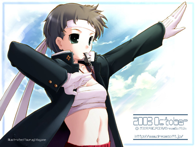 Eizan kikukawa anime portrait gakuran free wallpaper for desktop - medium preview image