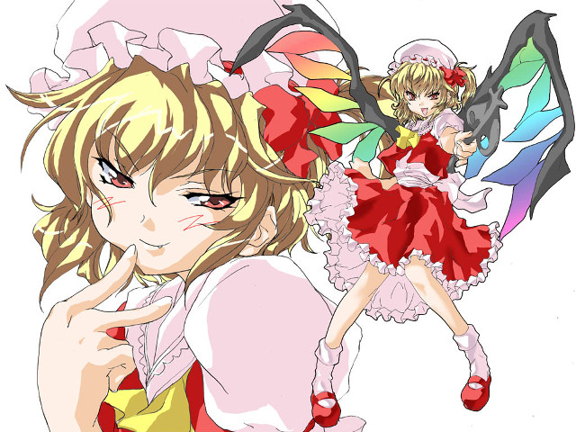 Girl dragon wings red pink free wallpaper for desktop - medium preview image