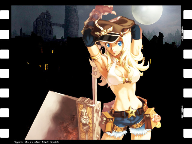 Pirate woman sword mouse box free wallpaper for desktop - medium preview image