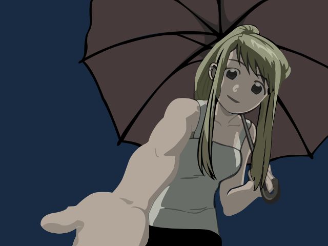 Alice prin umbrella beach giantess free wallpaper for desktop - medium preview image