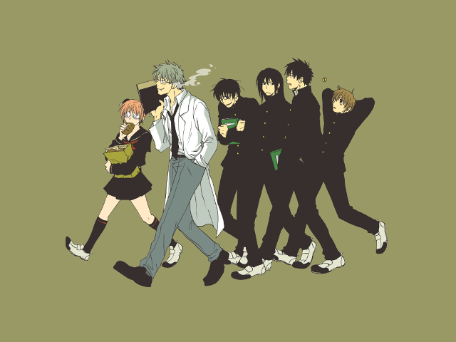 Group people line white shirt free wallpaper for desktop - medium preview image