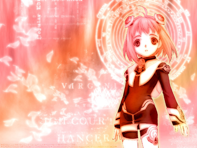 Alice prin hologram girl clock free wallpaper for desktop - medium preview image