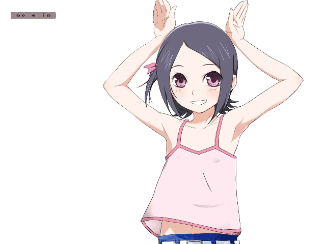 Girl smiling pinkshirt bluepants armsup free wallpaper for desktop - medium preview image