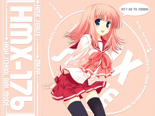 Girl pink background speechbubble school free wallpaper for desktop - medium preview image