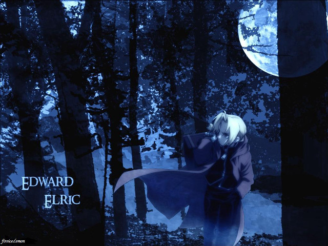 Woman blue dress woods white free wallpaper for desktop - medium preview image