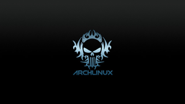Black background blue skull blue free wallpaper for desktop - medium preview image