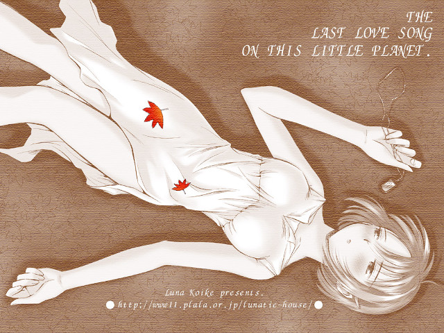 Woman leaf autumn lying blush free wallpaper for desktop - medium preview image