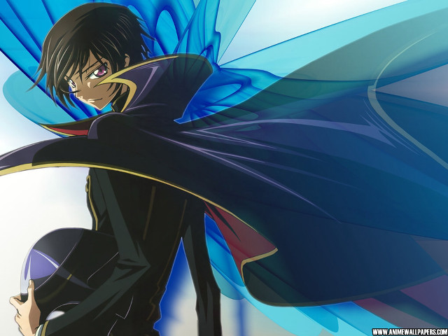 Black cape blue bird anime free wallpaper for desktop - medium preview image