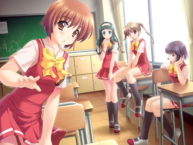Classroom girls teacher yayoi kasuma free wallpaper for desktop - medium preview image