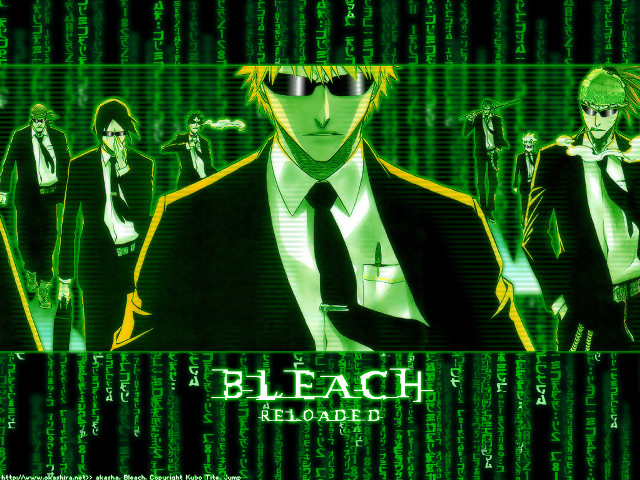 Man suit green background anime free wallpaper for desktop - medium preview image