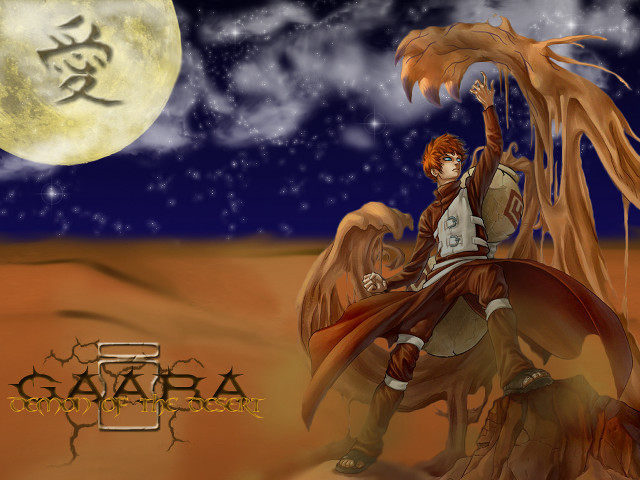 Desert horse man fullmoon anime free wallpaper for desktop - medium preview image