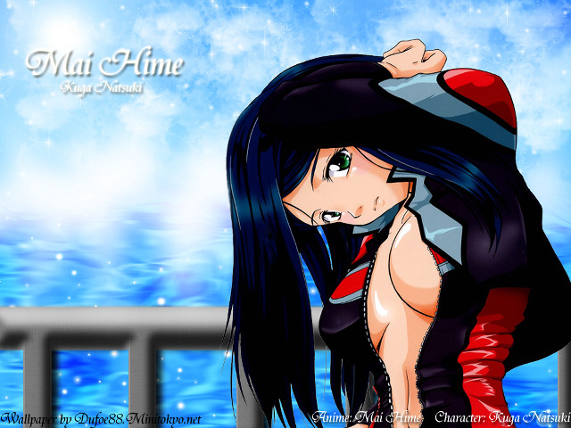 Woman ocean beach redtop longhair free wallpaper for desktop - medium preview image