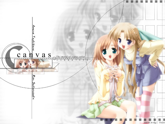 Anime girls sitting kyoto animation #2 free wallpaper for desktop - medium preview image