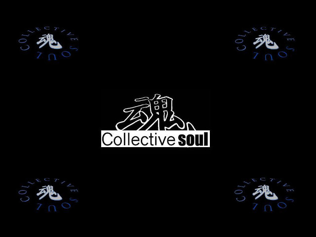 Black background clock collective soul free wallpaper for desktop - medium preview image