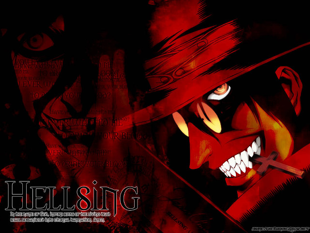 Red demon hat cigarette hellsing free wallpaper for desktop - medium preview image