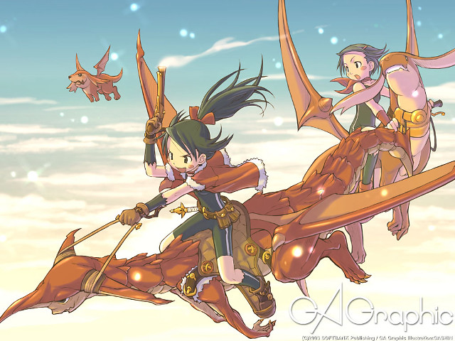 Dragon riders fantasy aya goda free wallpaper for desktop - medium preview image