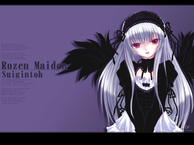 Frozen maiden anime silver wings free wallpaper for desktop - medium preview image