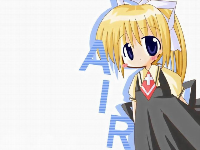 Anime girl cat ears black free wallpaper for desktop - medium preview image