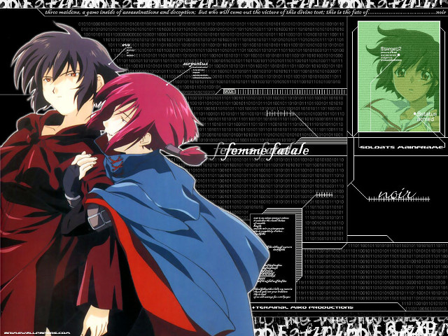 Anime couple neo romanticism credits free wallpaper for desktop - medium preview image