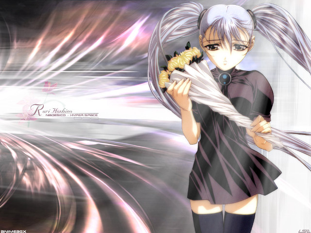 Anime girl long hair sword #4 free wallpaper for desktop - medium preview image