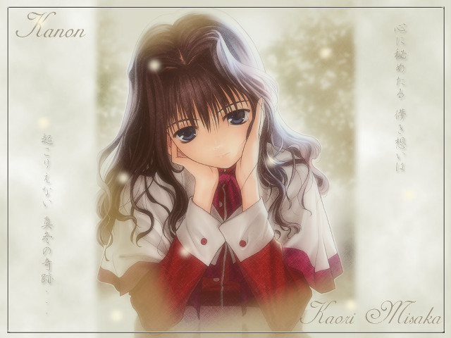 Girl long hair red tie #2 free wallpaper for desktop - medium preview image