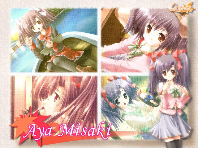 Anime girls bows long hair #2 free wallpaper for desktop - medium preview image