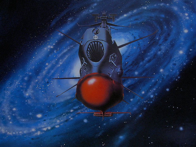 Galaxy spaceship redball astronaut fireworks free wallpaper for desktop - medium preview image