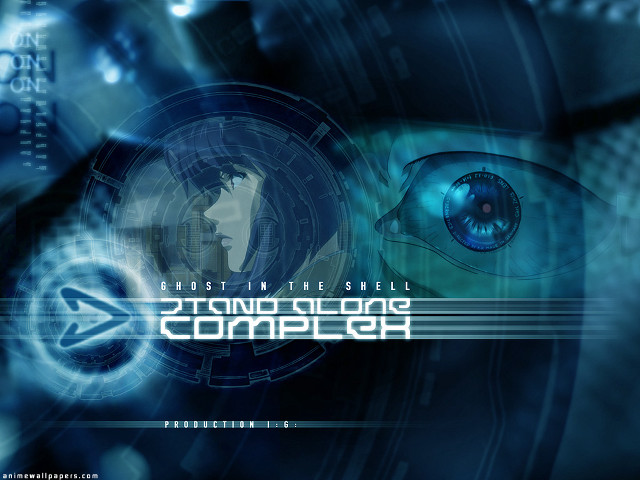 Blue black ghostshell aya goda free wallpaper for desktop - medium preview image