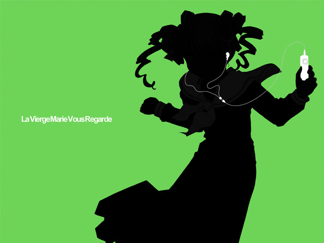 Woman dreadlocks cellphone green background free wallpaper for desktop - medium preview image