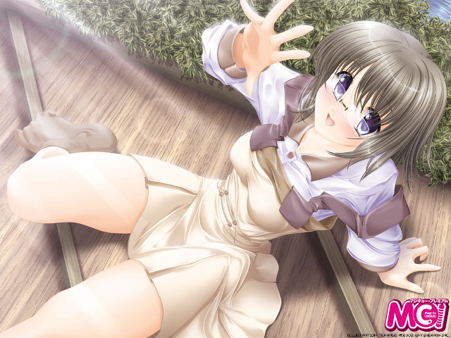 Chizuko yoshida outdoors blush smile free wallpaper for desktop - medium preview image