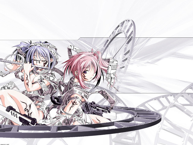 Anime characters table wheel ferriswheel free wallpaper for desktop - medium preview image